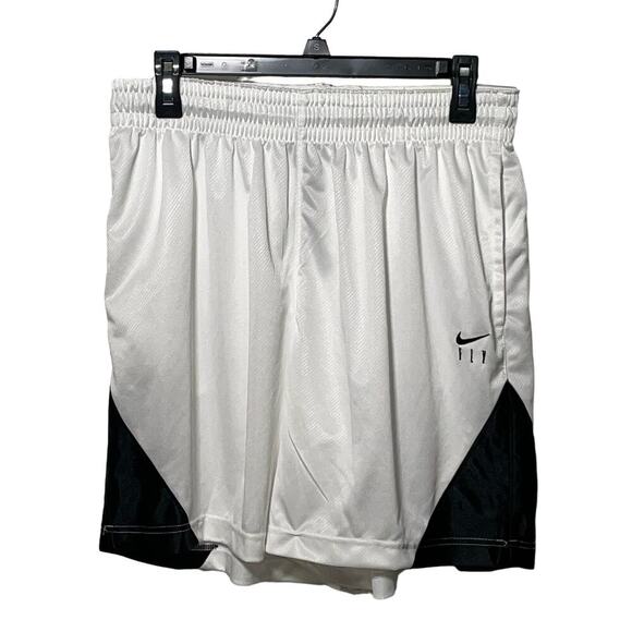 Nike White and Black Athletic Shorts NWT - Picture 4 of 6
